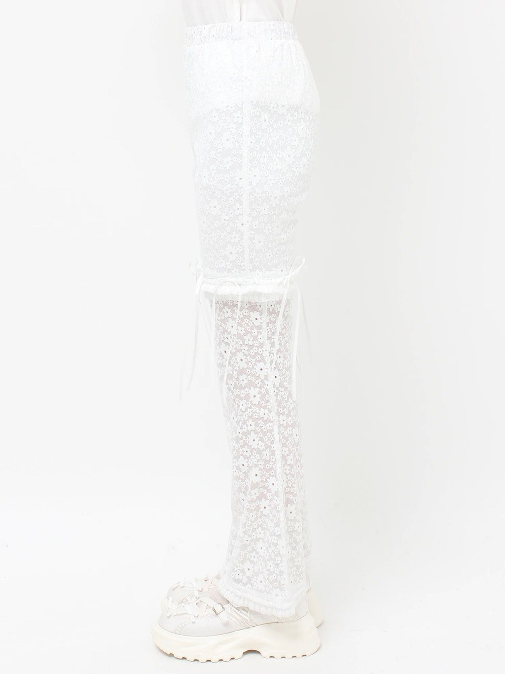 merry jenny｜[2way] Lace Biker Leggings Pants