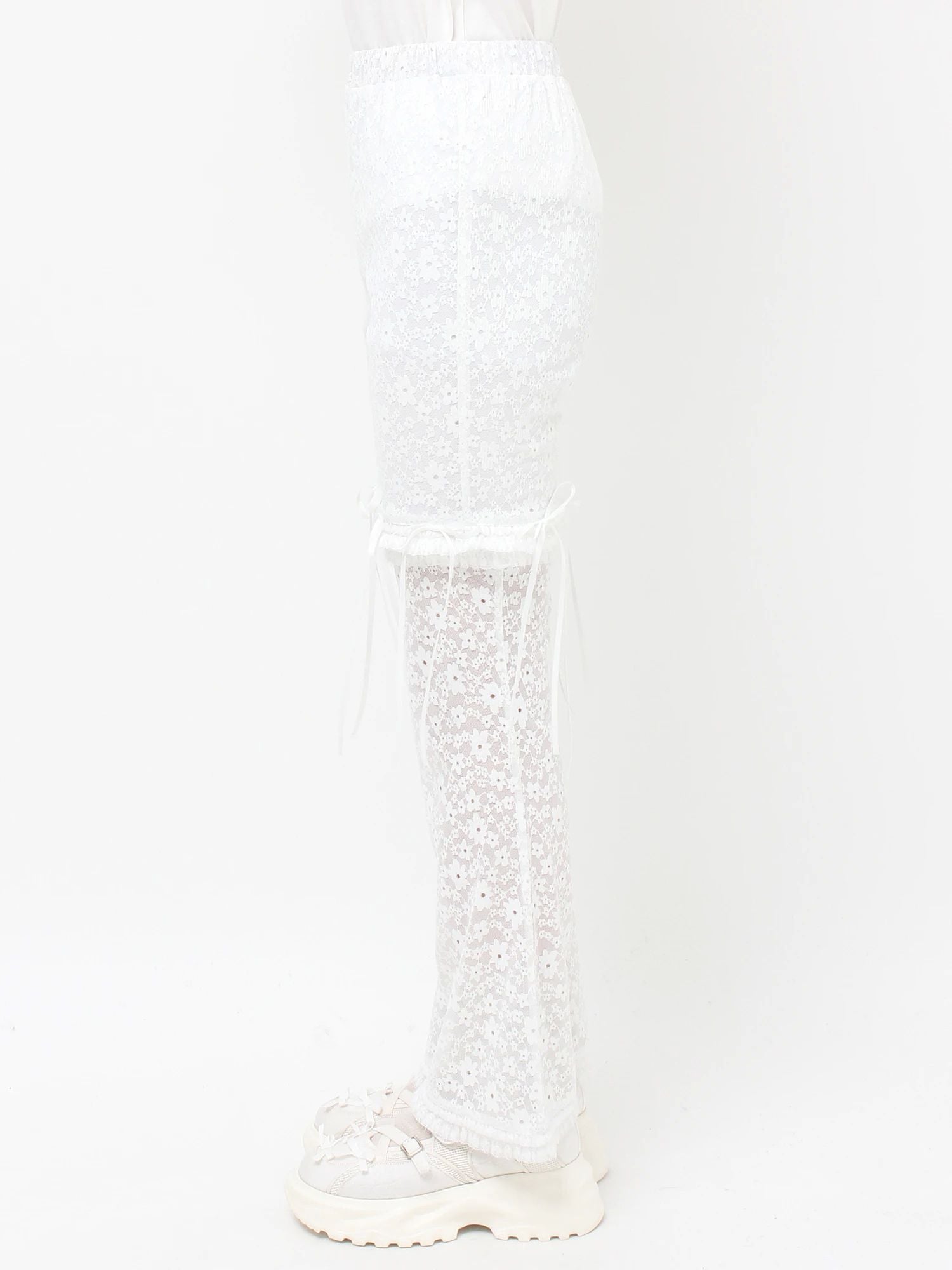 merry jenny｜[2way] Lace Biker Leggings Pants
