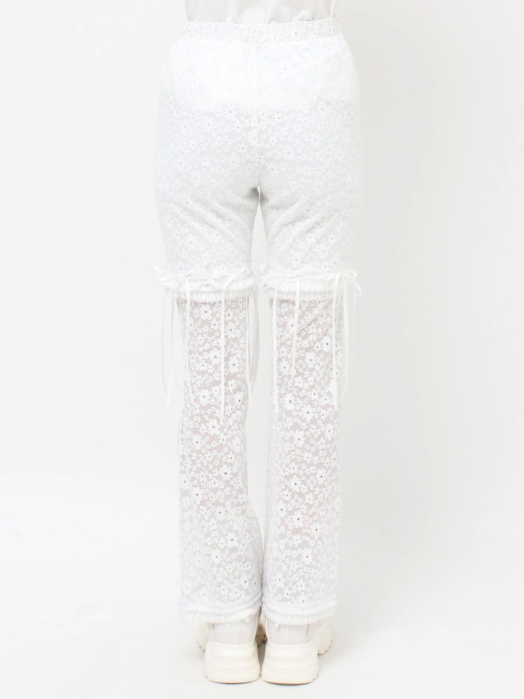 merry jenny｜[2way] Lace Biker Leggings Pants
