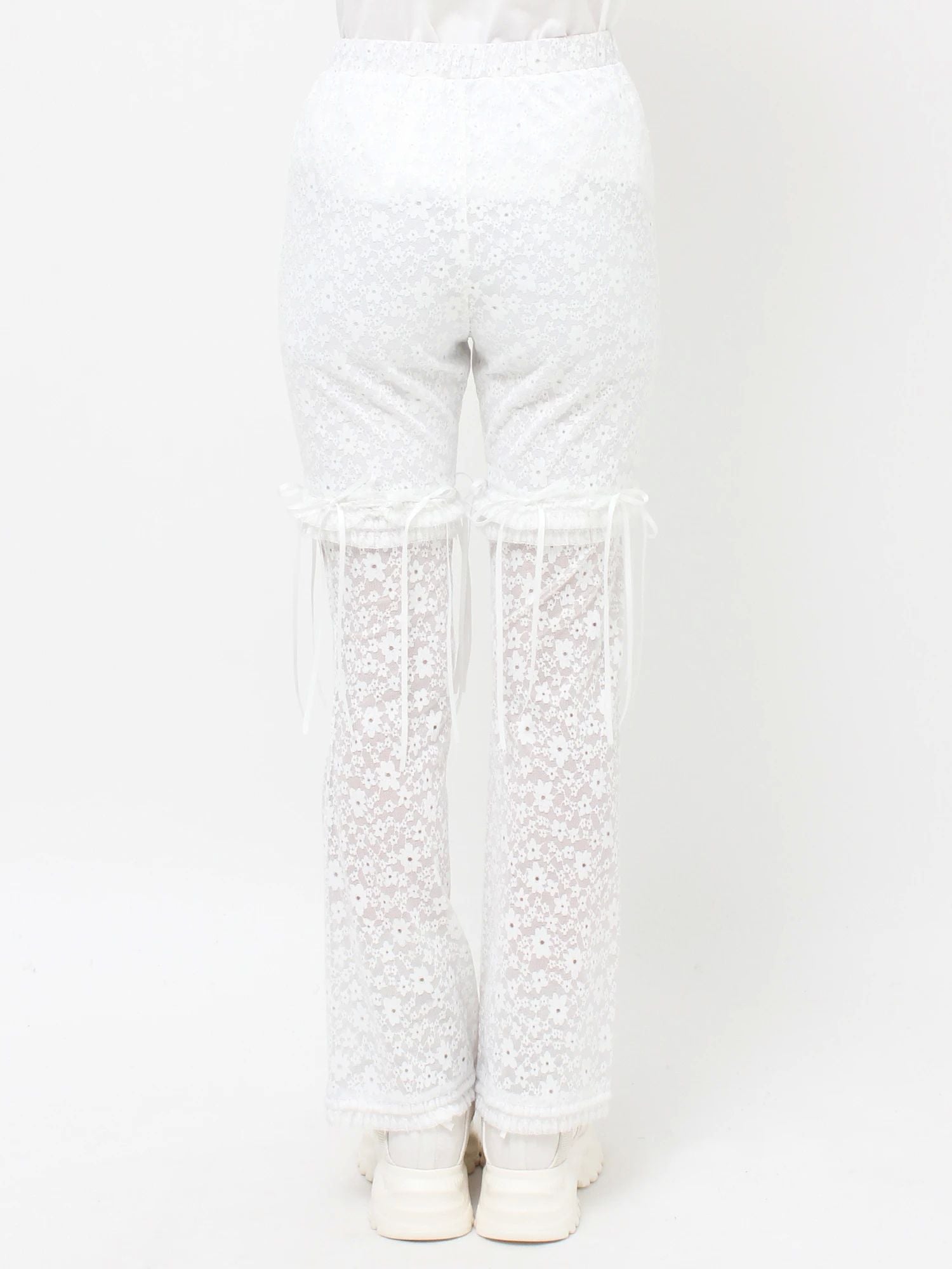 merry jenny｜[2way] Lace Biker Leggings Pants