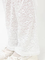 merry jenny｜[2way] Lace Biker Leggings Pants