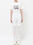 merry jenny｜[2way] Lace Biker Leggings Pants
