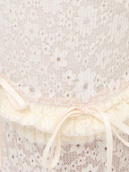 merry jenny｜[2way] Lace Biker Leggings Pants