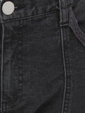 merry jenny｜ribbon slim flare denim pants