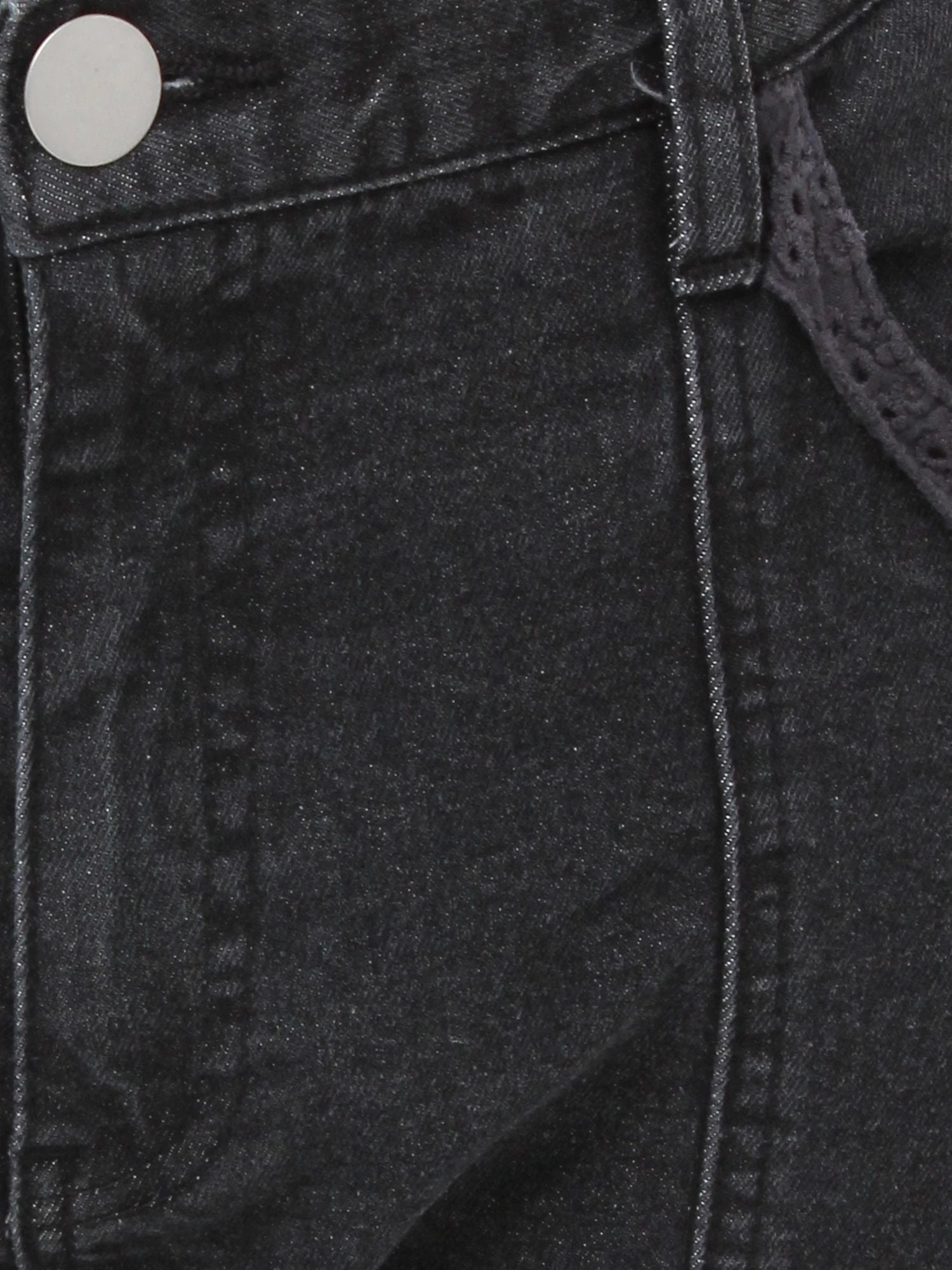 merry jenny｜ribbon slim flare denim pants