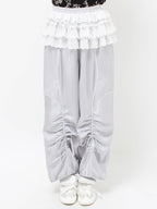 merry jenny｜Satin Frill Wide Pants