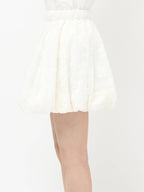 merry jenny｜Lace Balloon Mini Skirt
