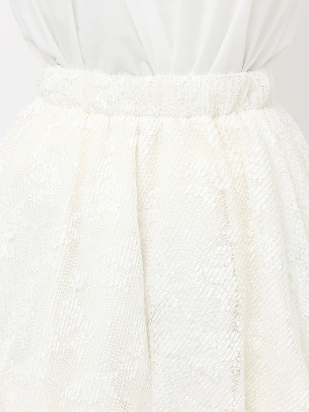 merry jenny｜Lace Balloon Mini Skirt