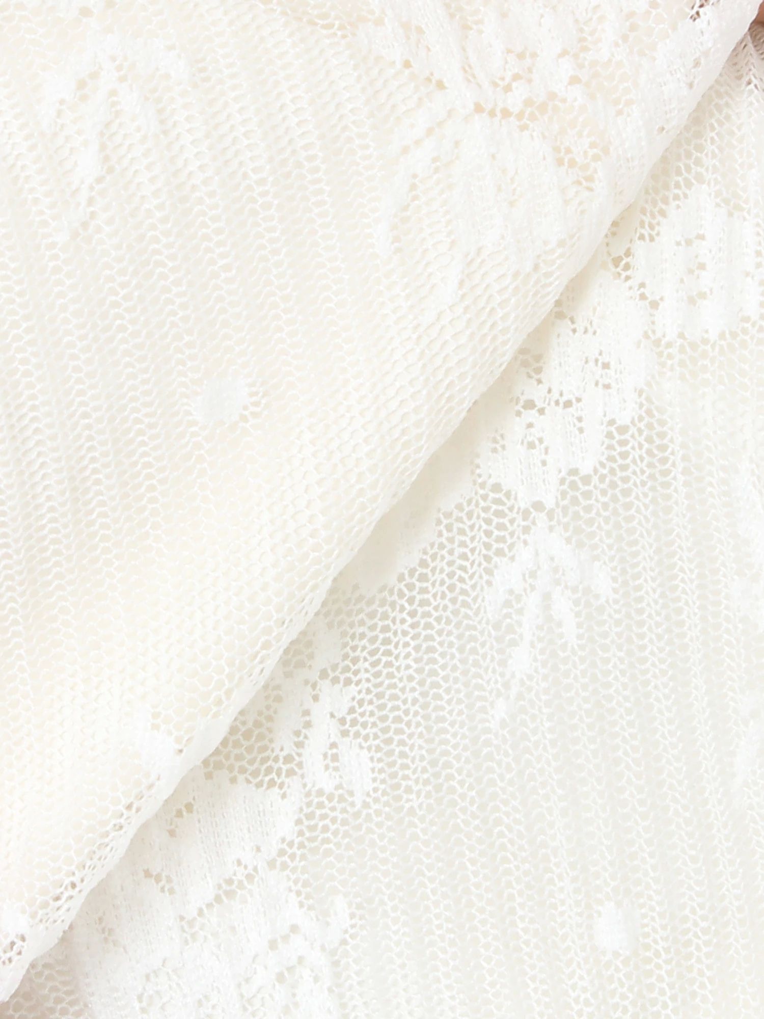 merry jenny｜Lace Balloon Mini Skirt