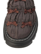 merry jenny｜Puffer ribbon sabot