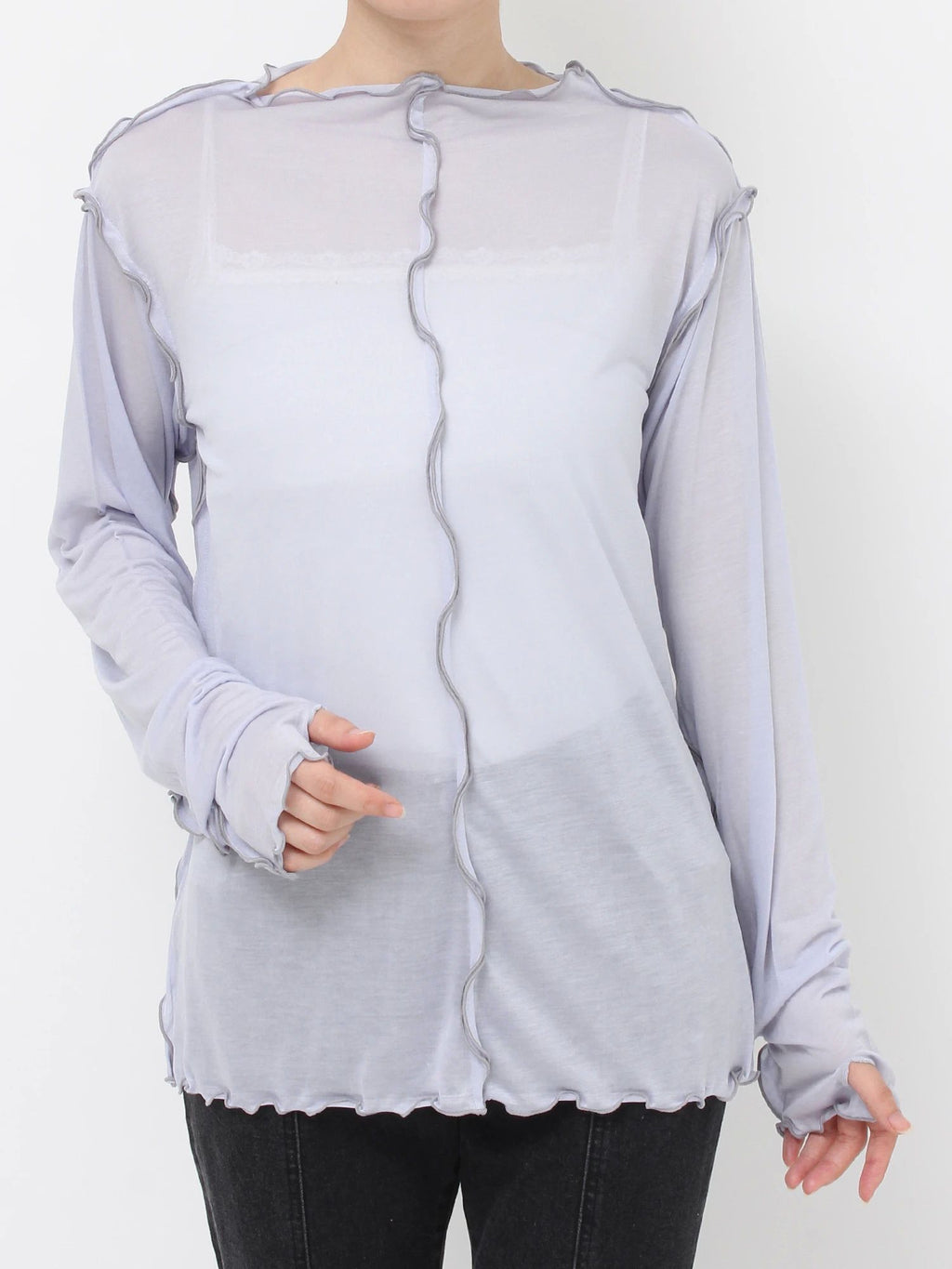 merry jenny｜Airy Color Mellow Cut Top