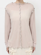 merry jenny｜Airy Color Mellow Cut Top