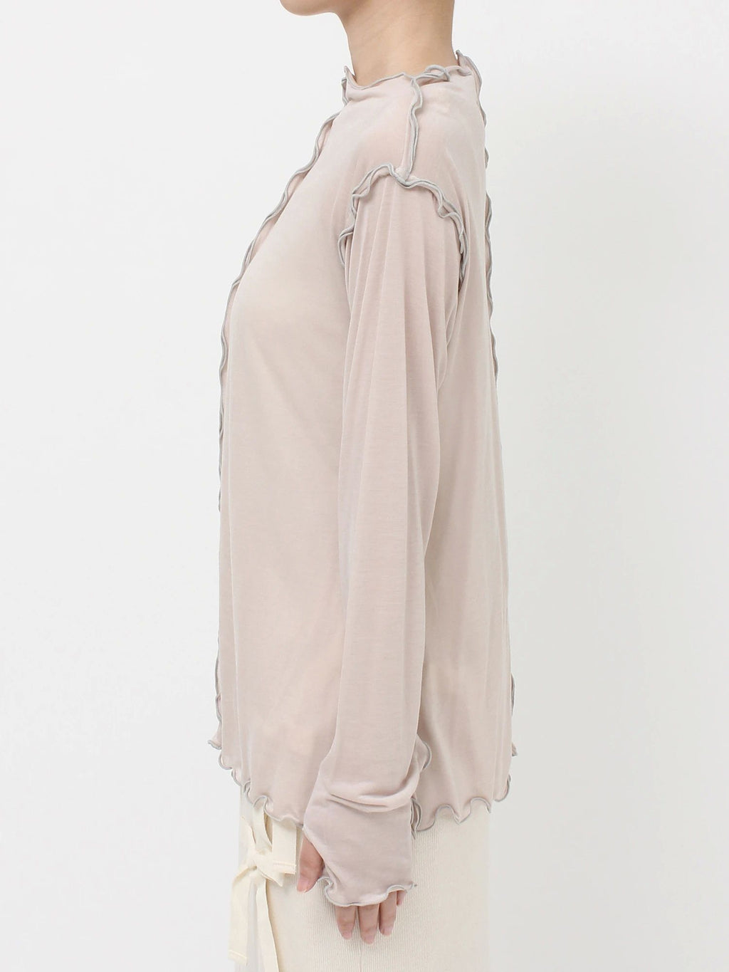 merry jenny｜Airy Color Mellow Cut Top