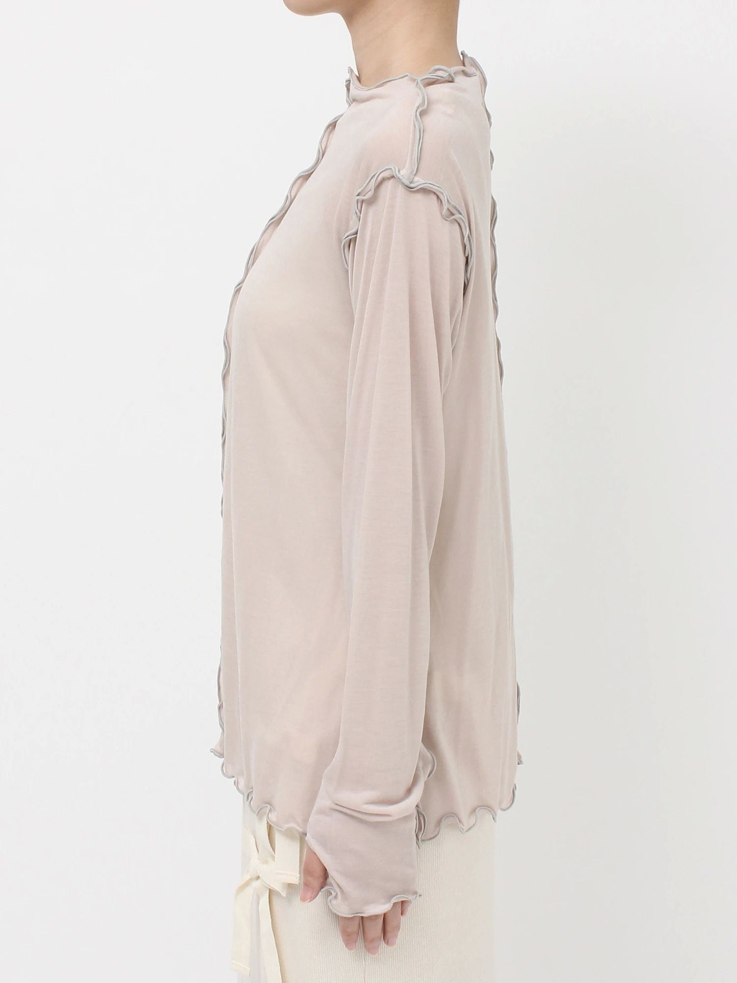 merry jenny｜Airy Color Mellow Cut Top
