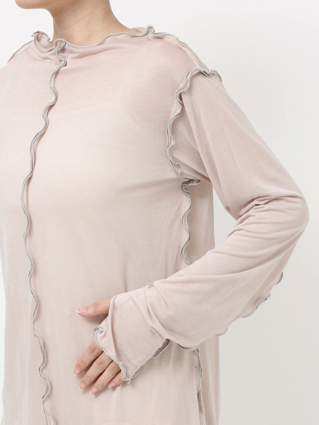 merry jenny｜Airy Color Mellow Cut Top