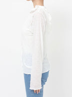 merry jenny｜Hooded Lace Top