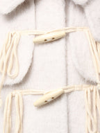 merry jenny｜Milk Shaggy Duffle Coat