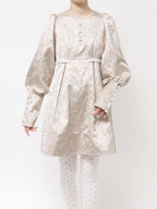 merry jenny｜Pastel Jacquard Mini Dress