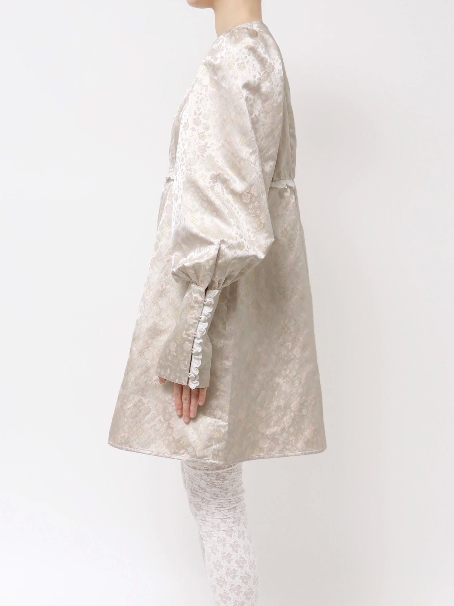 merry jenny｜Pastel Jacquard Mini Dress