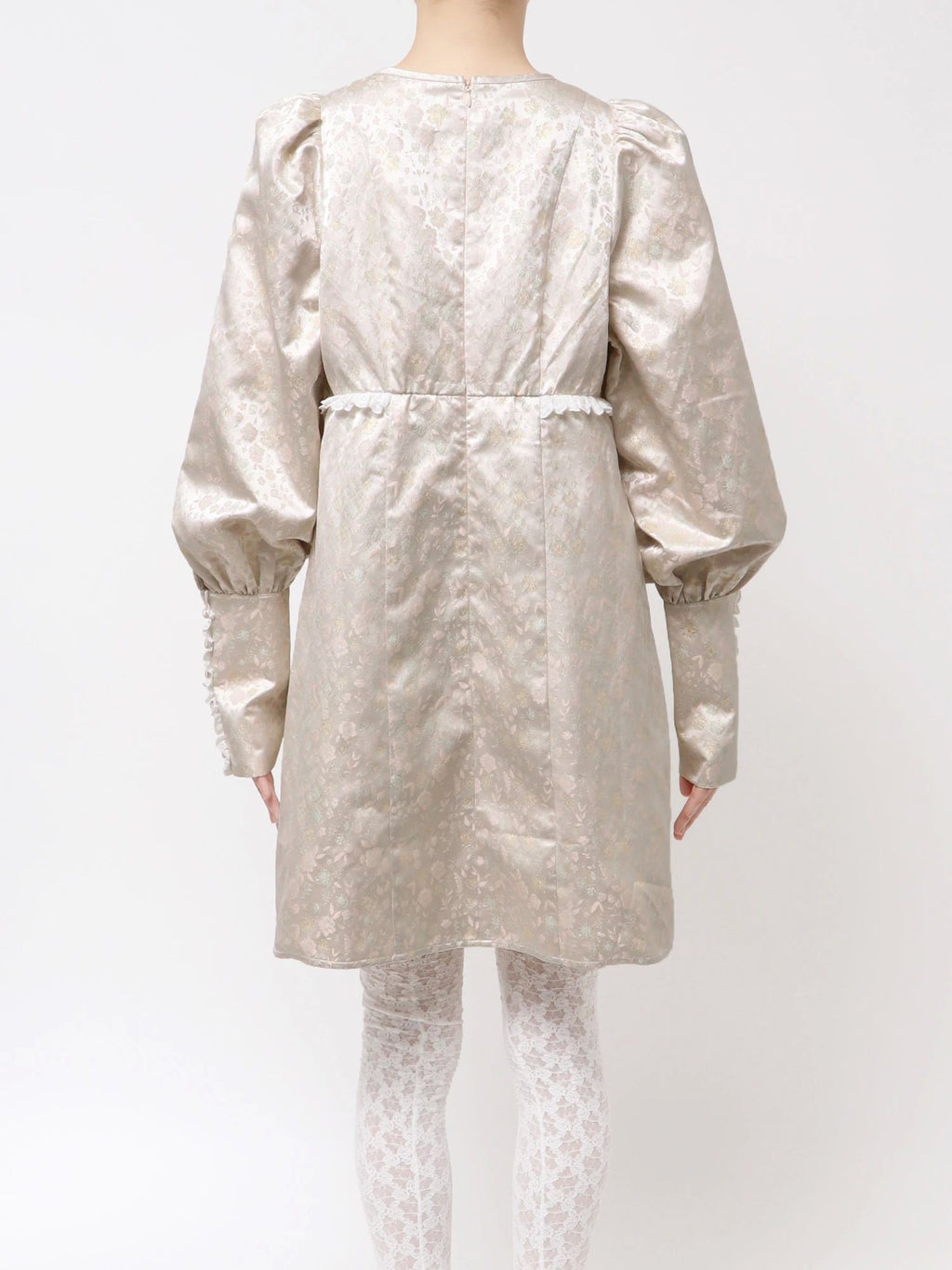 merry jenny｜Pastel Jacquard Mini Dress