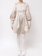 merry jenny｜Pastel Jacquard Mini Dress