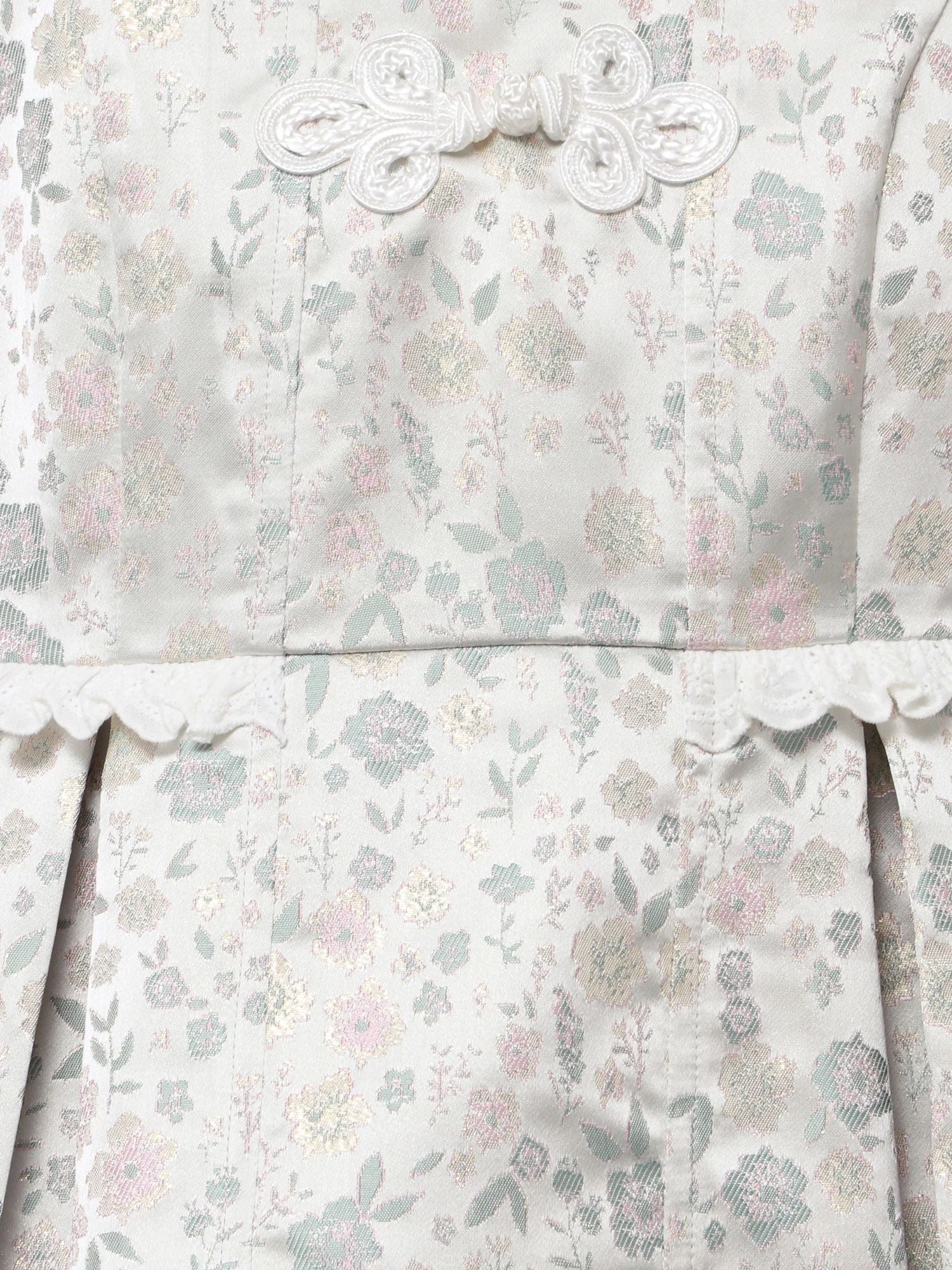 merry jenny｜Pastel Jacquard Mini Dress