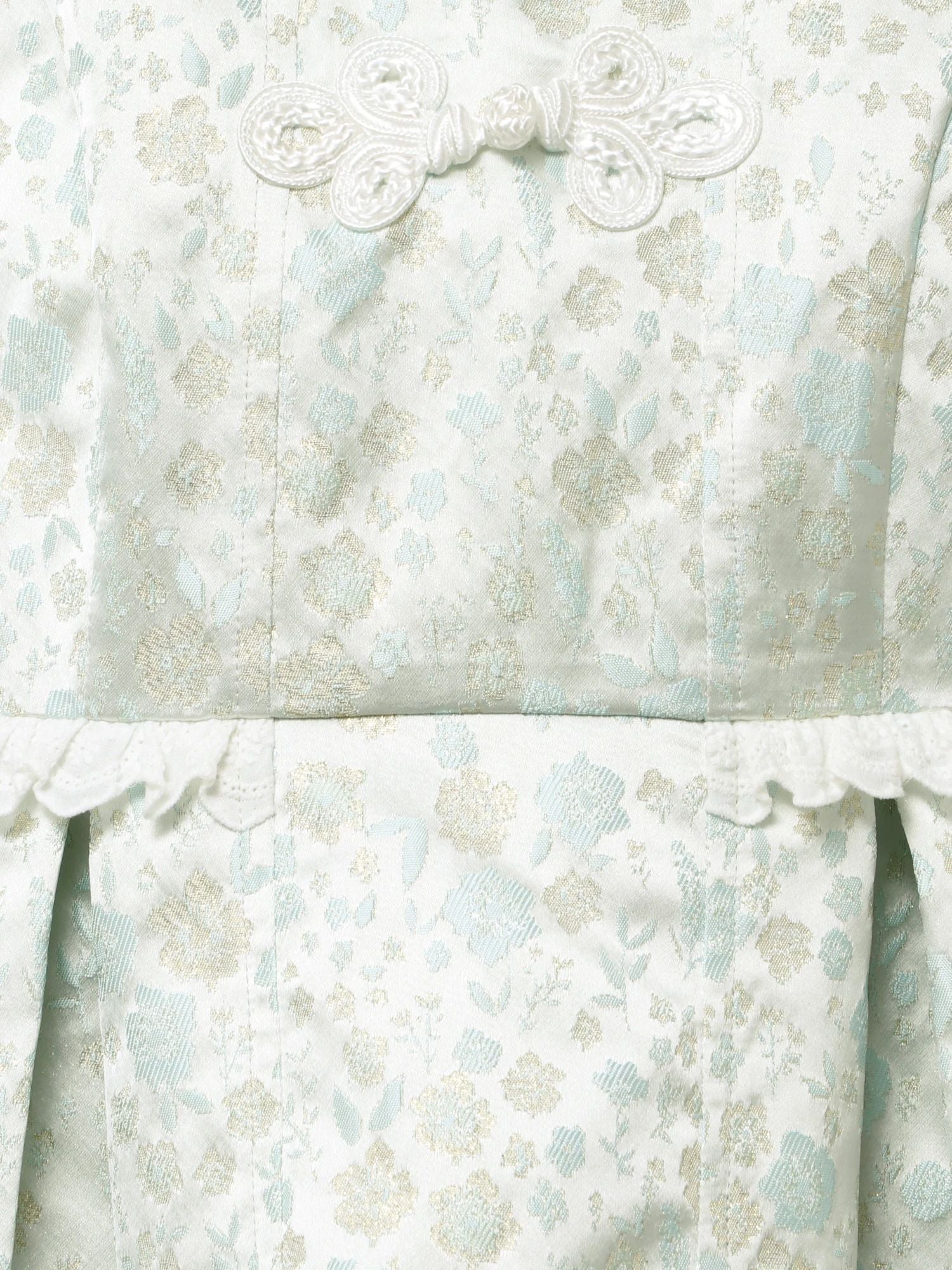 merry jenny｜Pastel Jacquard Mini Dress