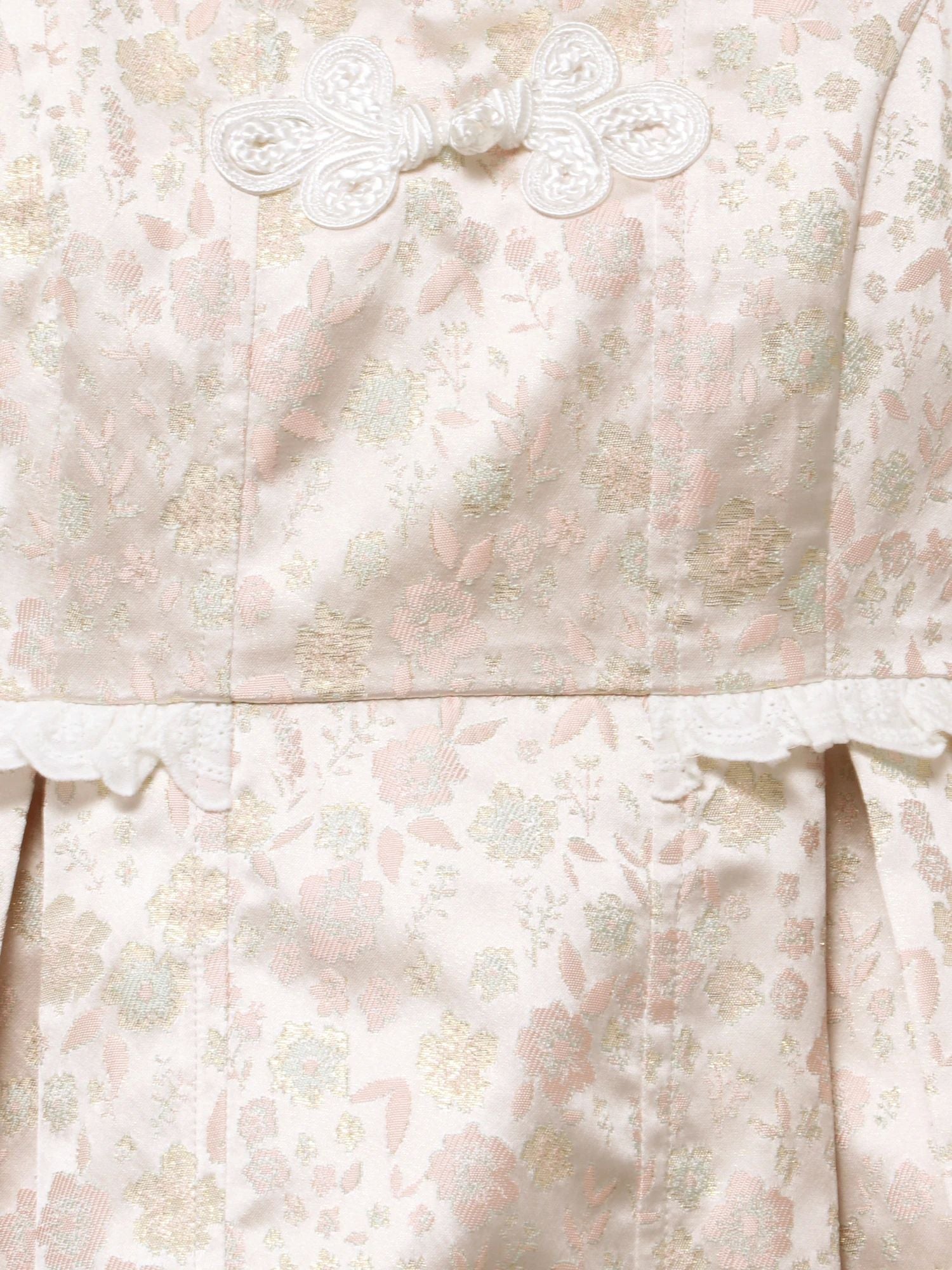 merry jenny｜Pastel Jacquard Mini Dress