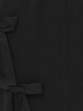 merry jenny｜Ribbon Ribbon Rib Long Skirt