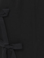 merry jenny｜Ribbon Ribbon Rib Long Skirt