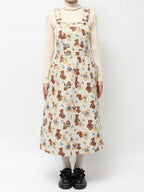 merry jenny｜Bear And Bear Jacquard Jumper Dress