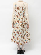 merry jenny｜Bear And Bear Jacquard Jumper Dress