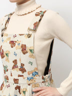 merry jenny｜Bear And Bear Jacquard Jumper Dress