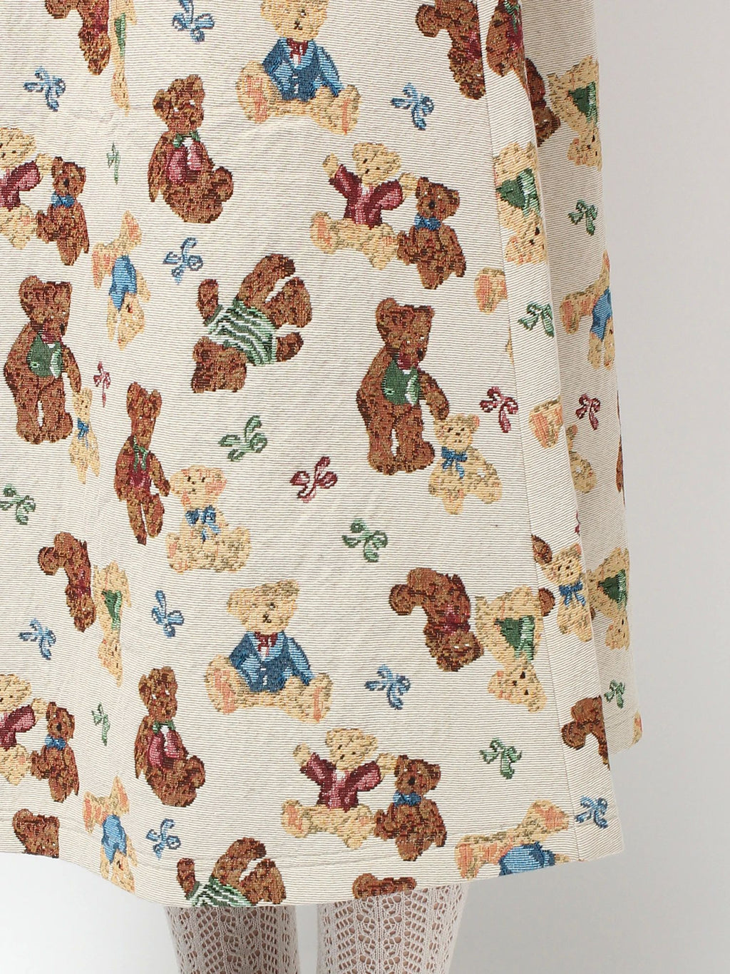 merry jenny｜Bear And Bear Jacquard Jumper Dress