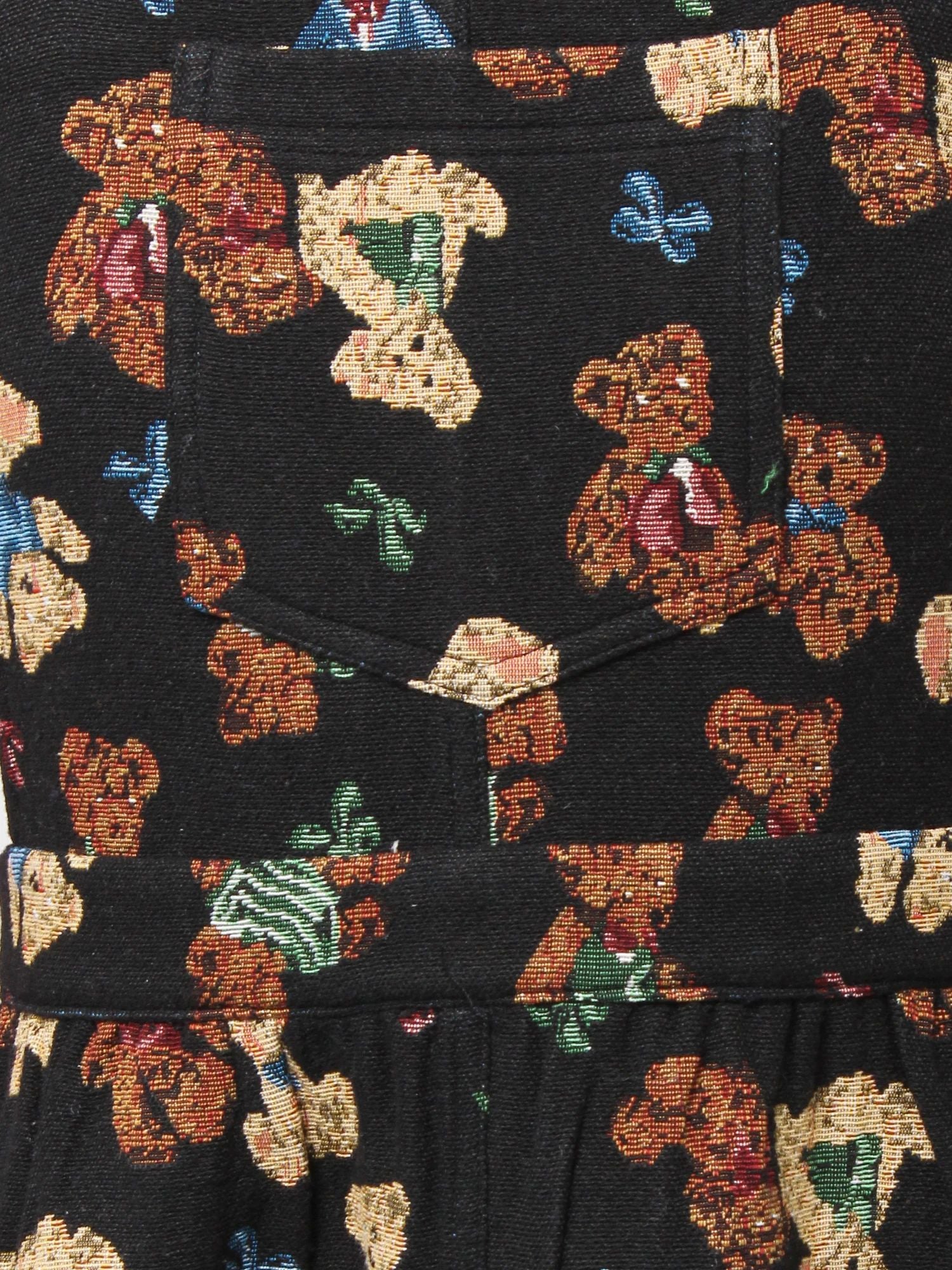 merry jenny｜Bear And Bear Jacquard Jumper Dress