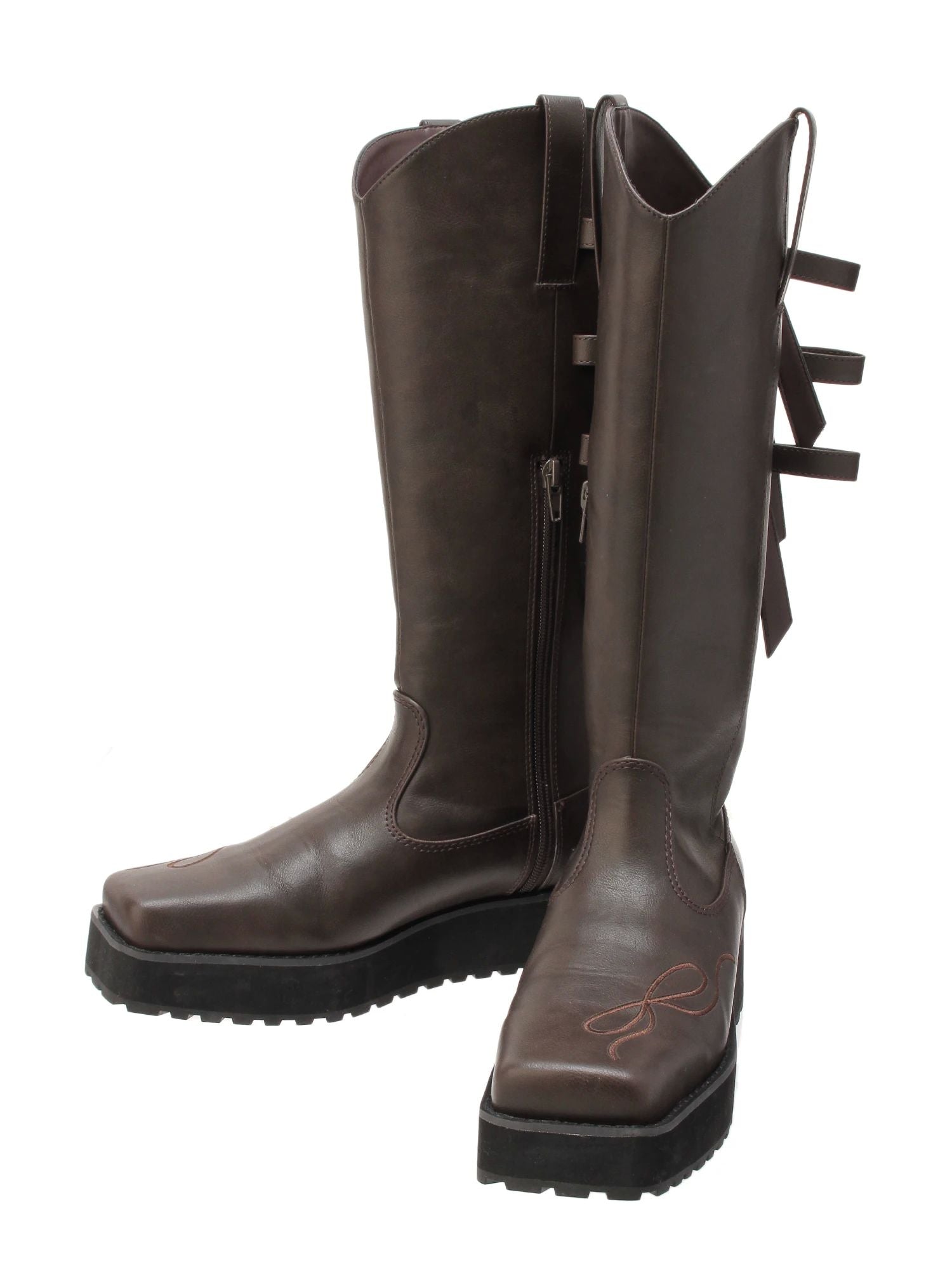 merry jenny｜Sweet Ribbon Western Boots