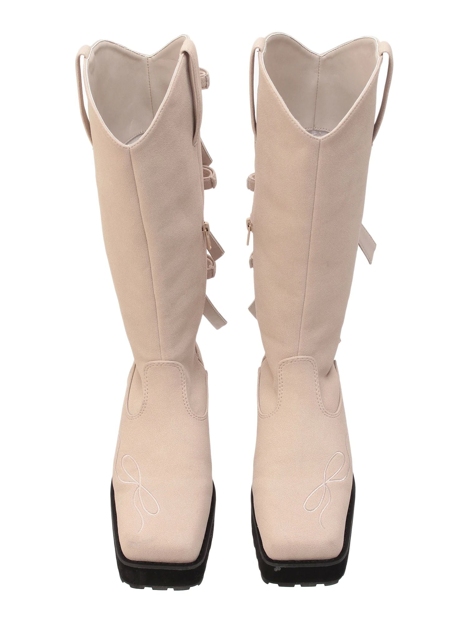 merry jenny｜Sweet Ribbon Western Boots