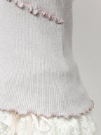 merry jenny｜Mellow Rib Knit Top