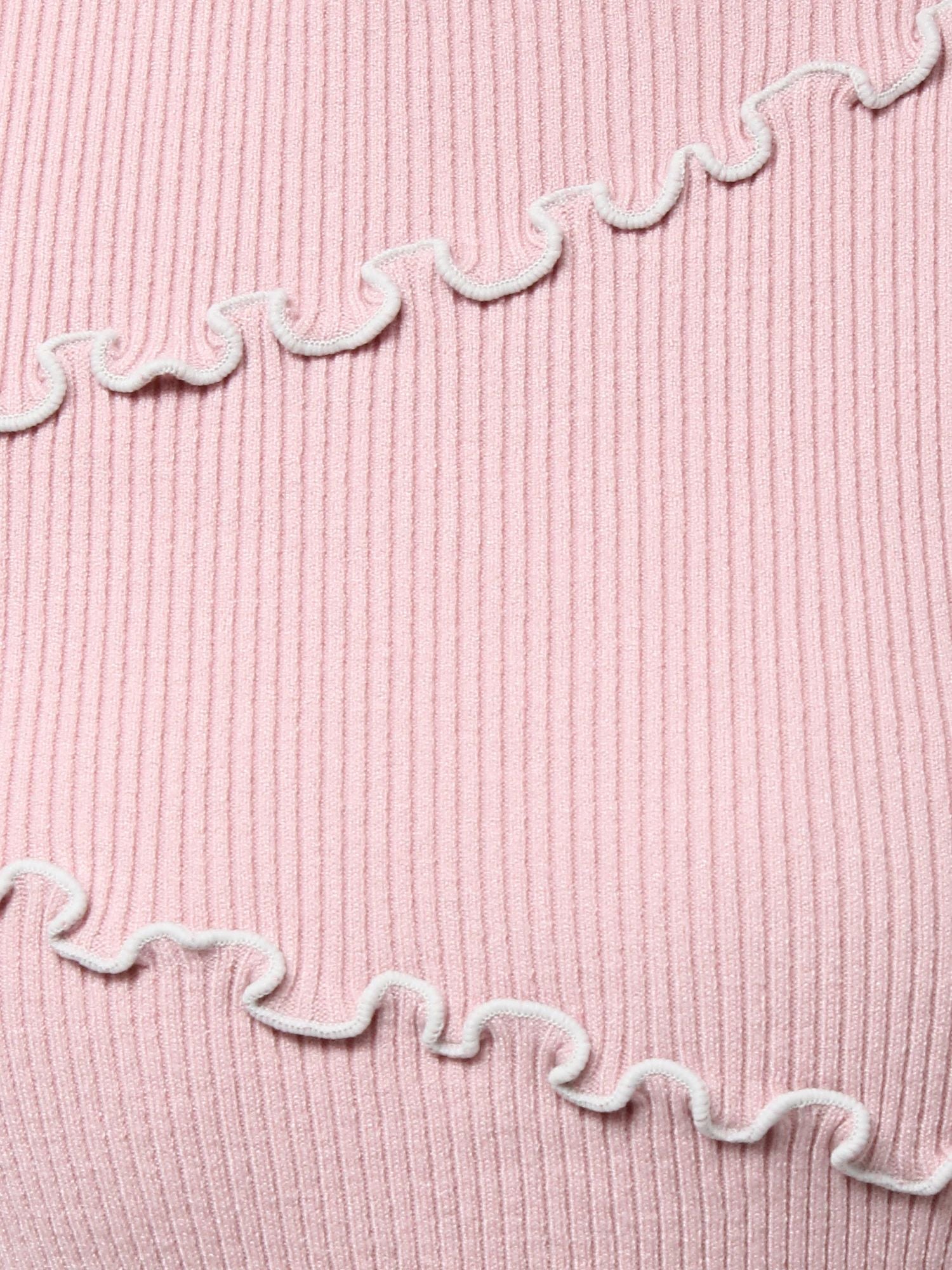 merry jenny｜Mellow Rib Knit Top