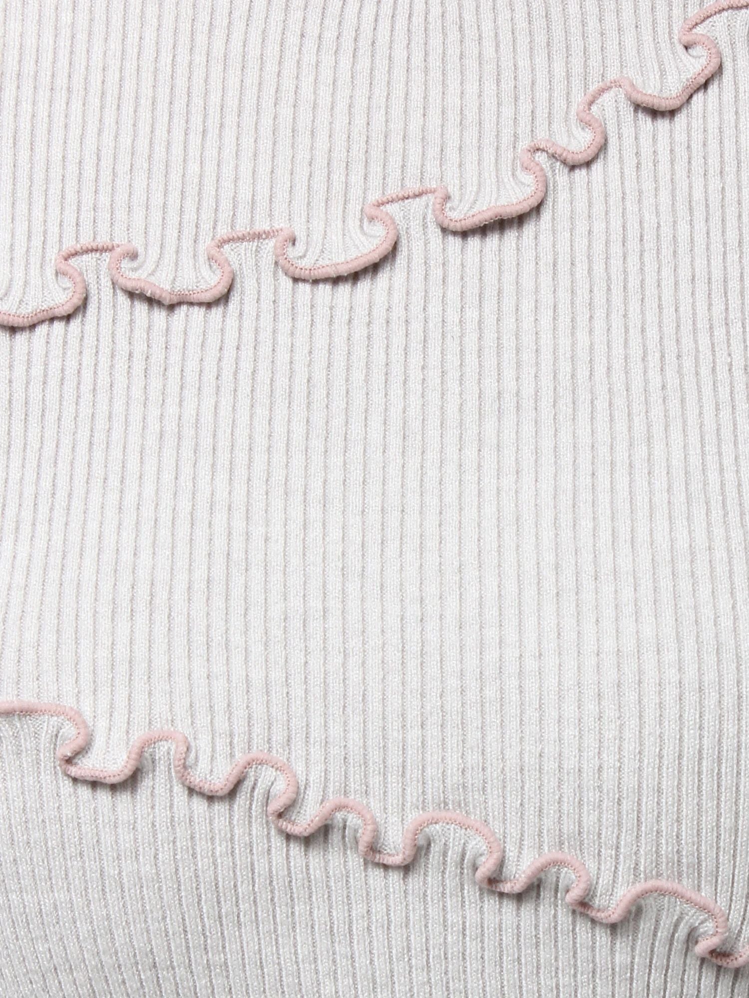 merry jenny｜Mellow Rib Knit Top
