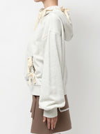 merry jenny｜Ribbon ribbon hoodie