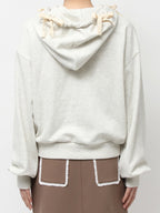 merry jenny｜Ribbon ribbon hoodie