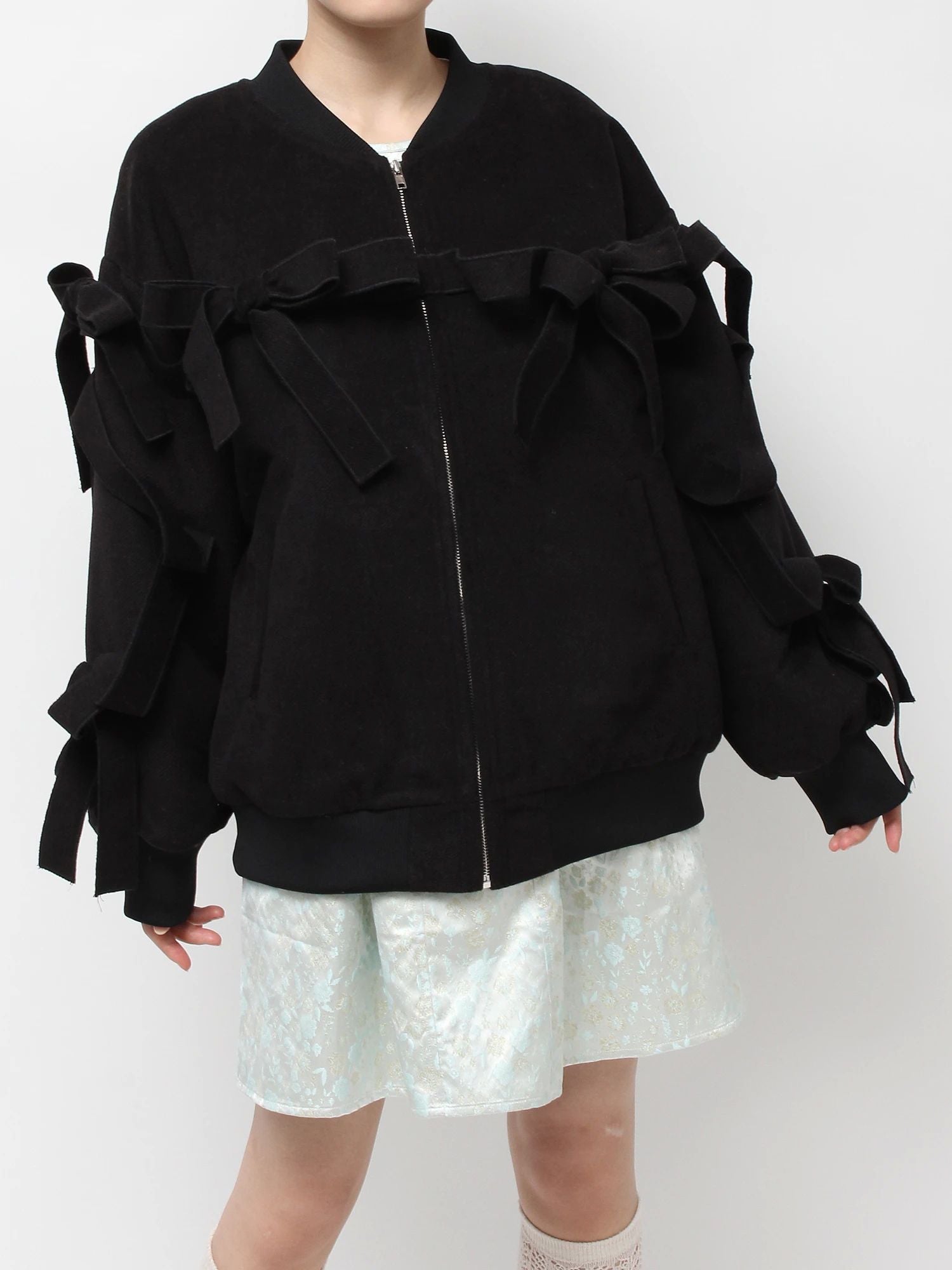 merry jenny｜Ribbon ribbon blouson