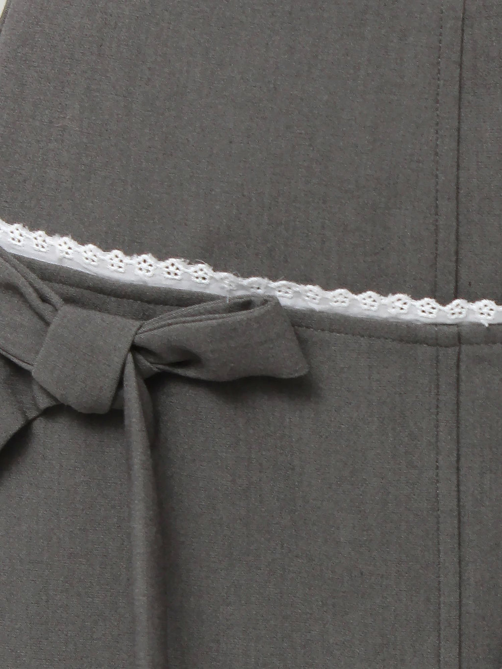 merry jenny｜Ribbon lace mini skirt
