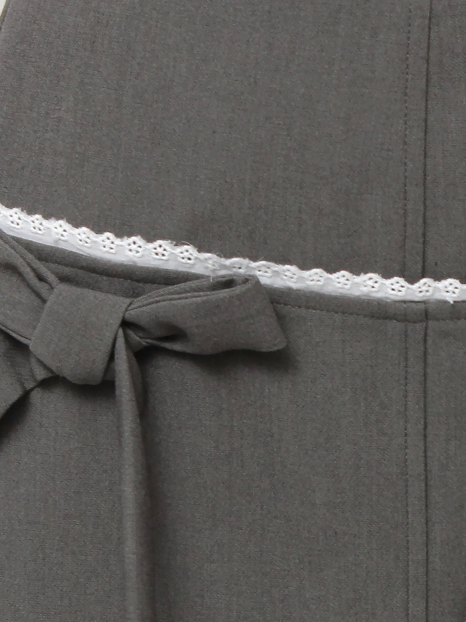 merry jenny｜Ribbon lace mini skirt