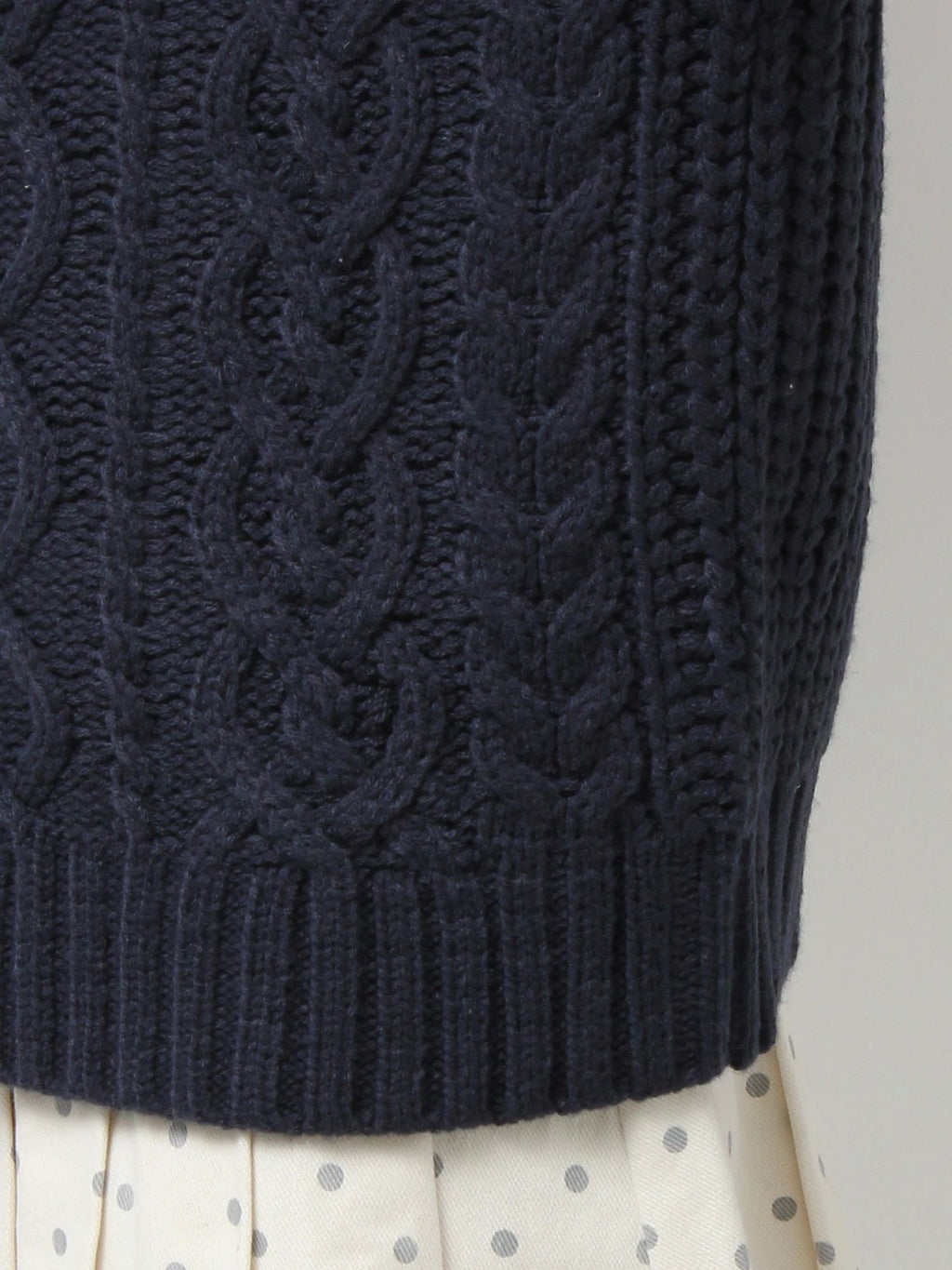 merry jenny｜Bear Yoke Knit Top