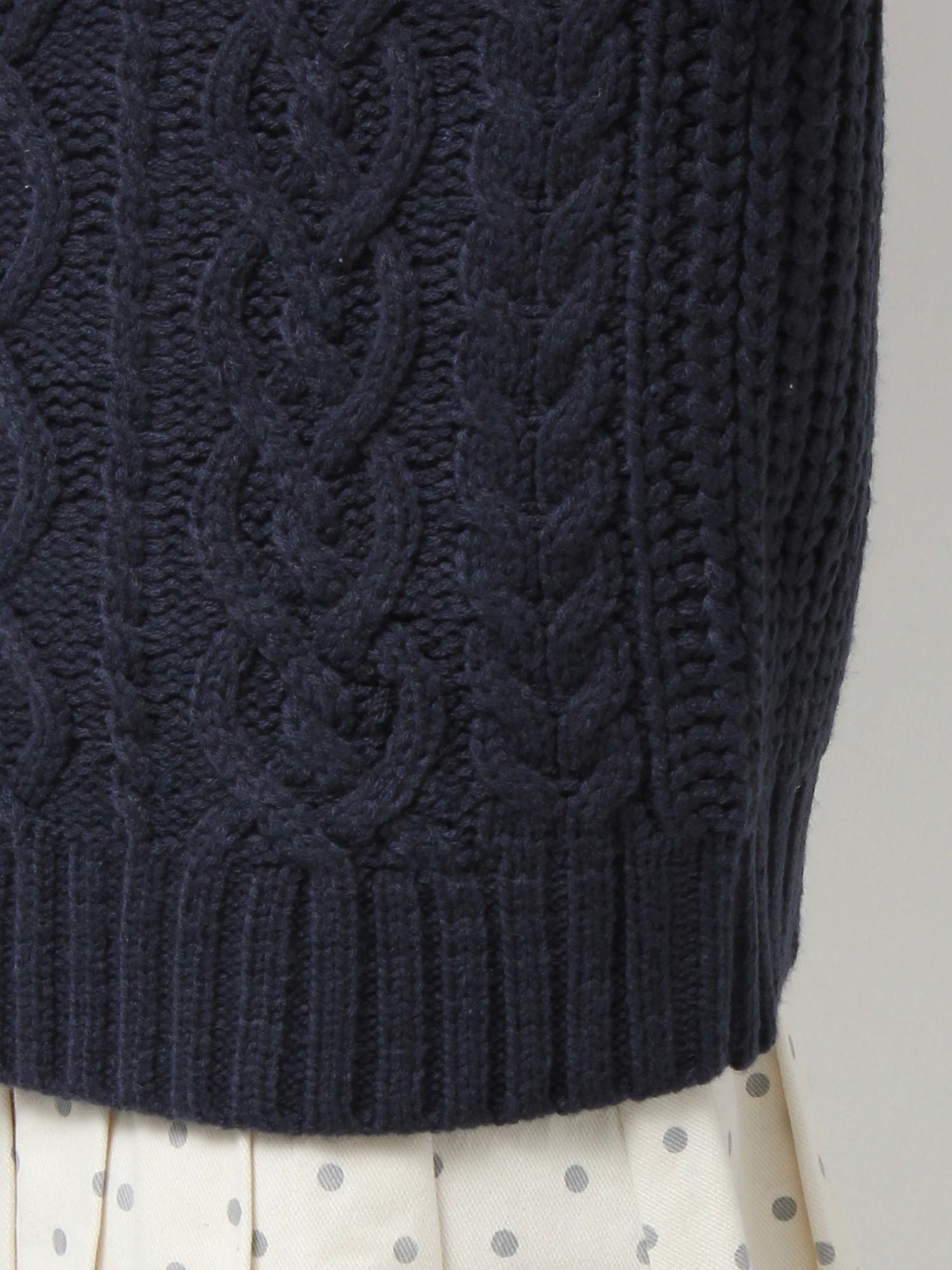 merry jenny｜Bear Yoke Knit Top