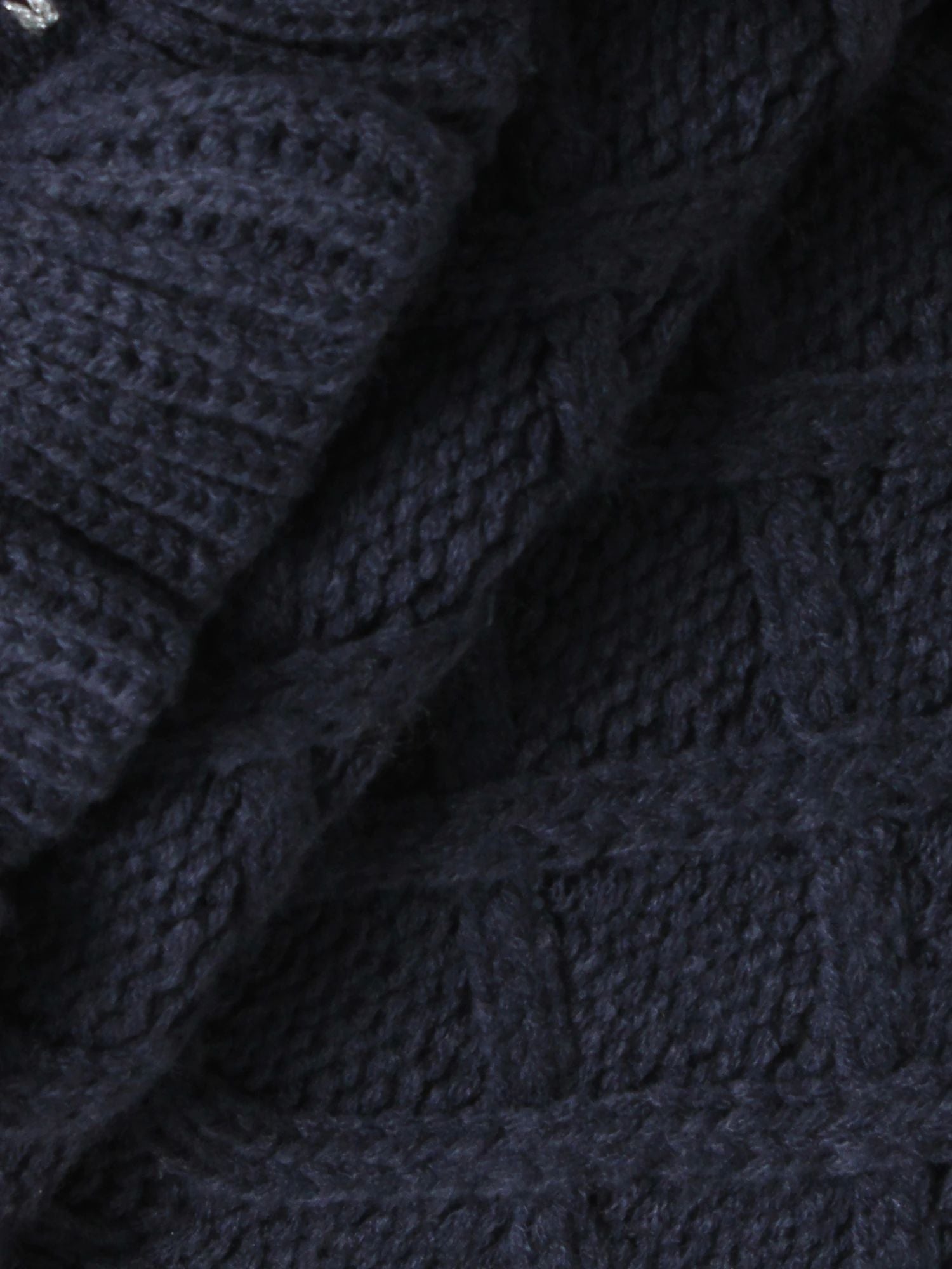 merry jenny｜Bear Yoke Knit Top