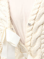 merry jenny｜Ribbon ribbon cardigan