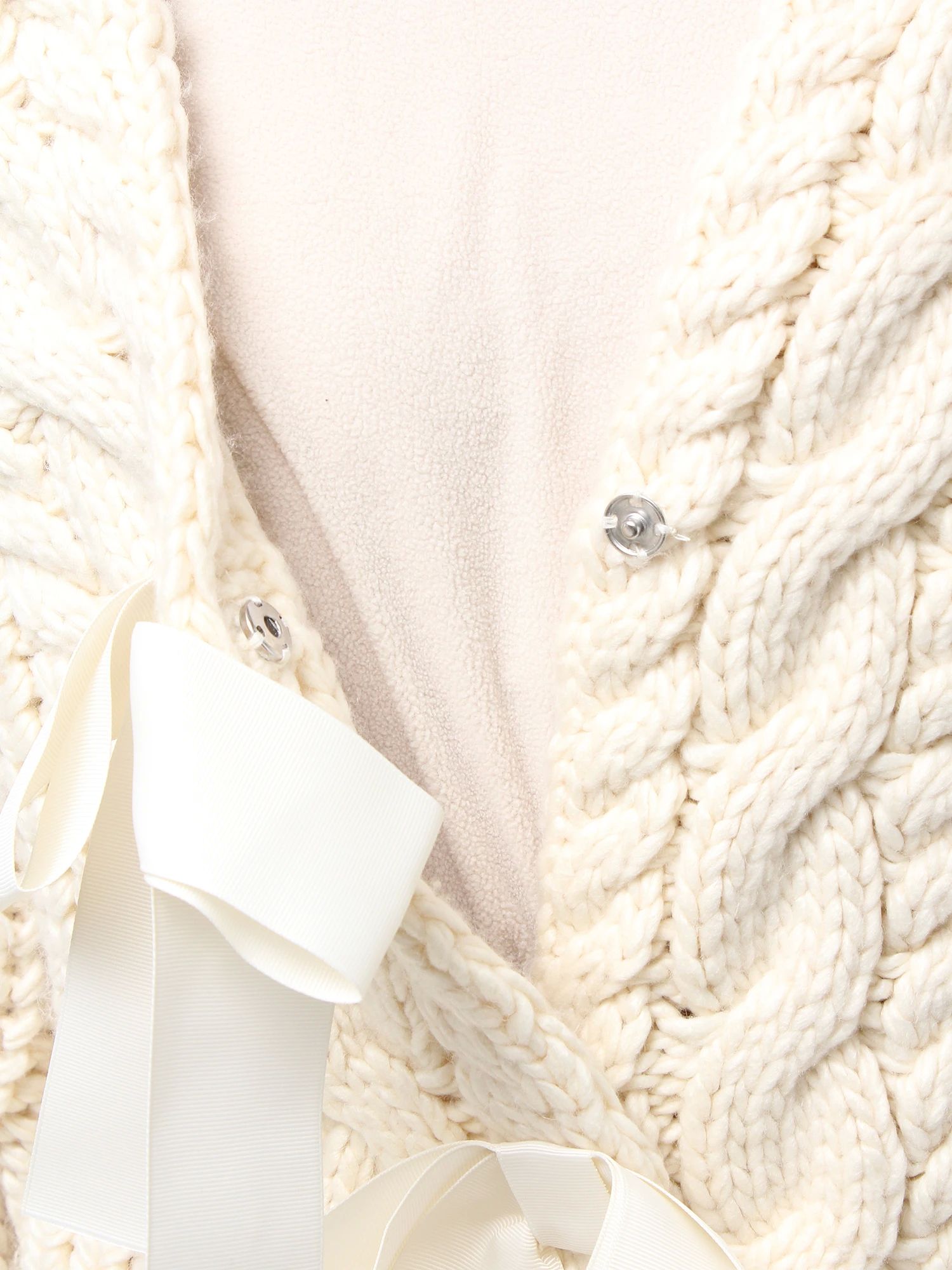 merry jenny｜Ribbon ribbon cardigan